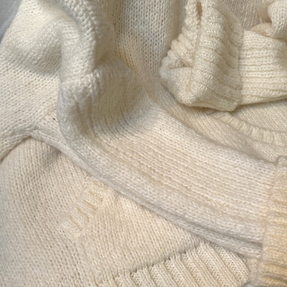 Pilcro Ivory Hooded Sweater - Picture 4 of 5